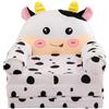 Generic Divano pieghevole per bambini con schienale, pratica poltrona 2 in 1, simpatico design a cartoni animati, per ore piacevoli nella cameretta dei bambini, ideale come mobile pigro, senza imbottitura