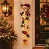 yiokeo Decorazione Natalizia Luminosa da Appendere, Decorazione Porta Natale con Luce Calda, Babbo Natale Pupazzo di Neve Renna, Addobbo per Porta Parete Finestra Camino (1PCS*B)