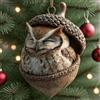 LHUUFDQ Decorazioni Natalizie Animali per Albero di Natale in Acrilico 2D，D | Addobbi Natalizie Festivi per la Casa - per la Decorazione di Casa Porta Ufficio Parete Giardino Cortile Soggiorno