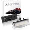 Asasytal LED Luci Targa per Auto Lampada Targa 12V con CanBus Nessun Errore SMD 6000K Lampadina Bianca Brillante Compatibile con Prius XW20 XW30/Plus//V, Venza; Matrix ecc., 2 Pezzi