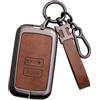 MBKEYS Custodia per chiave auto compatibile con Renault Espace 5 Master Bus Scenic 4 Megane 4 Clio 5 Espace 5 Kadjar Talisman Captur Arkana Austral Zoe Arcan Dacia Duster Sandero Stepway Custodia in pelle