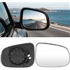 TTCR-II 1PC Vetro Specchio Riscaldabile per Volvo C30 C70 S40 S60 S80 V50 | Vetro Specchietto per C30 C70 2006-2009, S40 S60 S80 V50 2007-2009 Specchio Retrovisore S60 Specchietto Retrovisore-Destro