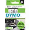 DYMO D1 etichette originali | 9 mm x 7 mm | stampa bianca su nero | etichette autoadesive per etichettatrice LabelManager | 1 Pezzo