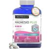NUTRICEL Magnesio Completo - Magnesio Bisglicinato + Citrato 2177mg - Stanchezza e Fatica Integratore con Vitamine B6, D3 e K2-180 Capsule Vegane - Nutricel