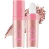 AOOWU Powder Stick, Polvere Corpo Glitter Evidenziatore in Polvere per Viso e Capelli, Patting Powder con Effetto Brillante per Festival e Feste(Rosa)