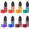 Alaoo 8 Colori Candele Coloranti, 10ml Coloranti per Cera di Candela | Altamente Concentrato Coloranti per Cera per Candele Fai da Te, per la Colorazione della Candela