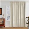 PONY DANCE Tenda Oscurante Termica Isolante Freddo e Caldo da Interno | per Camera da Letto, Soggiorno, con Fettuccia, Facile Lavaggio, Moderne, Blackout, 1 Pezzo L 300 x A 220 CM, Beige Chiaro