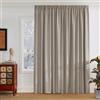 PONY DANCE Tenda Oscurante Termica Isolante Freddo e Caldo da Interno | per Camera da Letto, Soggiorno, con Fettuccia, Privacy, Facile Lavaggio, Moderne, Blackout, 1 Pezzo L 300 x A 220 CM, Sabbia