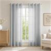 Ystyle Tende per Interni con Anelli 2 Pezzi, 140x225 CM, Grigio | Tende Camera da Letto Soggiorno, Tende Moderne per Salotto Casa Finestra, Tenda Trasparenti Voile Semi Eleganti