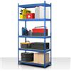 Floordirekt Rhino - Scaffale per carichi pesanti, con struttura in acciaio, portata 1050 kg (blu, 180 x 90 x 45 cm)