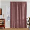 PONY DANCE Tenda Oscurante Termica Isolante Freddo e Caldo con Fettuccia | per Interni, per Salotto Moderne, Camera da Letto, Blackout, Privacy, OEKO-TEX, 1 Pezzo L 300 x A 260 CM, Rosa Selvatica