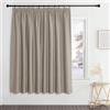 PONY DANCE Tenda Oscurante Termica Isolante Freddo e Caldo con Fettuccia | per Camera da Letto, Salotto Moderne, Blackout, Privacy, OEKO-TEX, 1 Pezzo L 280 x A 175 CM, Sabbia