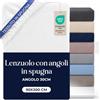 Dreamzie Lenzuolo Angoli 90x200 Bianco - Spugna 80% Cotone, Oeko-Tex | Lenzuolo in Spugna Morbida · 80% Cotone, 20% Poliestere · Angoli 30cm Elastici · Lavabile 60°C · Oeko-Tex