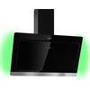 Klarstein Cappa Aspirante 90 cm, Cappa Cucina 90 cm, Flusso d'Aria 563m³/h, LED RGB, Cappa Cucina Incasso Filtrante Classe A, Cappa Aspirante Filtrante, IoT/Wi-Fi, Filtro per Cappa a Carbone