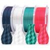 ELEGOO Filamento Seta PLA 1,75 mm Multicolore 4×250 g, Silk PLA | Set da 4 bobine da 250g, Verde Agrifoglio/Rosso/Bianco/Nero Galassia