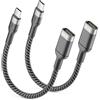 deleyCON 2x Adattatore USB C a USB 2.0 OTG Tipo-C Connettore a Presa A - Collegamento per iPhone 17/16/15, Galaxy S26/S25/S24, A56, A17, A16, A26, Xiaomi, Pixel, MacBook, iPad, Notebook ecc.