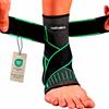 NativoDex Cavigliera Sportiva per Distorsione, Tutore Ortopedico | Fascia Elastica Regolabile con Straps · Ideale per Calcio e Corsa · Tendine d'Achille e Fascite Plantare · Per Uomo e Donna