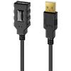 deleyCON 15m Cavo Attivo USB 2.0 Prolunga Attiva con Amplificatore di Segnale USB2.0 Ripetitore Cavo di Prolunga USB3.0 PC Stampante Scanner per Computer Nero