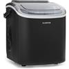 Klarstein Macchina per cubetto di ghiaccio per la casa, capacità 1,3 l, produce rapidamente fino a 12 kg di piccoli e grandi cubetti autopulenti