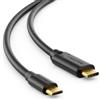 deleyCON 1m Cavo USB‑C a Micro‑USB - Cavo di Ricarica e Dati - Compatibile con Telefoni, Smartphone e Tablet con Porta Micro‑USB o Caricatore, e Notebook con USB‑C - Nero