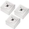deleyCON 3x CAT 6 Universale Presa di Rete - 1x Porta RJ45 - Schermato - Superficie o Filo - 1 Gigabit Ethernet Rete - EIA/TIA 568A&B - Bianco