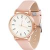 OFFCUP Orologio da Donna, Orologio Analogico al Quarzo Donna, Orologio da Polso Donna Con Cinturino in Pelle Classico Business Casual, Movimento a Tre Lancette