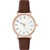 OFFCUP Orologio da Donna, Orologio Analogico al Quarzo Donna, Orologio da Polso Donna Con Cinturino in Pelle Classico Business Casual, Movimento a Tre Lancette