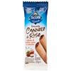 RISO SCOTTI SpA Snack Cannolo di Riso senza Glutine Ripieno di Cioccolato Gianduia 25G, L'imballagio può variare