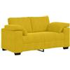 vidaXL Divano Divanetto Giallo 160x77x82 cm in Velluto