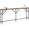 vidaXL Tavolo consolle Legno vecchio 180 x 23 x 75 cm