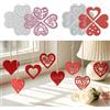 GUOYOU 2 pezzi Silikon Gießform a forma di cuore per ciondoli(Lavando) | Stampo Cuore 3D Porta Chiavi, Stampo in Silicone Candela per Collana Resin Gießharz Decorazione Casa