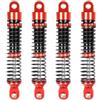 KEEDA 4 ammortizzatori filettati per auto crawler TRX4M TRX4MT K10 F150 1/12 crawler parti (rosso, 59 mm)