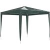 vidaXL Gazebo Professionale Tenda per Feste Tendone Copertura Telo di Protezione Padiglione per Eventi Telone 2,5x2,5 m Verde 90 g/m²