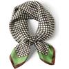 PoeticEHome Foulard Donna in 100% Seta di Gelso, 66x66 cm, Tinta Unita | Sciarpa quadrata morbida e leggera; per il collo, la testa e i capelli; anche come bandana o fascia; confezione regalo