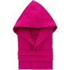 Corredocasa - Accappatoio Unisex in Cotone 100% con Cappuccio e Cintura, Modello Nido d'Ape per Uomo e Donna, Super Assorbente e Antiumidità, in Elegante Tinta Unita, Ideale per Casa, Hotel e Spa