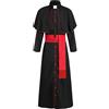 GOLDSTITCH Costume da uomo a tunica per Halloween, monaco medievale, sacerdote rinascimentale, cosplay