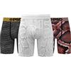 PSD | Boxer da Uomo Get Lucky | Design Sportivo con Tasca Traspirante in microrete | Tessuto Elasticizzato in Quattro direzioni | Cuciture Piatte