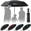 BoomCelocity Ombrello da viaggio pieghevole con tettuccio da 125 cm | Può contenere fino a 3 persone, antivento, design compatto, ideale per i viaggi, parasole extra grande