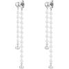 Brosway Orecchini Donna Pendenti in Acciaio | Orecchini Pendenti con Perle | Collezione ESSENTIAL - BNL101