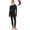 Merino.tech Completo Lana Donna Merinos + Calzini Leggero, Medio, Pesante | Set intimo termico e funzionale leggero/medio/pesante, per sci, trekking e outdoor, traspirante
