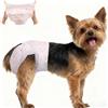 AUYAO Pannolini Monouso per Cani, Pannolini USA e Getta per Cani Femmina, Pannolino Cane con Indicatore di Umidità e Patch Adesiva, Super Assorbent (M, confezione da 20)