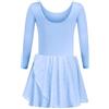 Trudge Vestito da Balletto in Cotone a Maniche Corte per Ragazze e Bambini con Gonna Tutu per Ballo