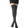 Veximora Calze sopra il ginocchio da donna, in cotone, calde, lunghe al | Con elastico in vita e talloni e punte rinforzati, morbidi, 1/3 paia, 1 paio in confezione regalo