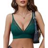 Avidlove Reggiseno da Donna in Pizzo e Mesh Senza Ferretto Non Imbottito | Scollo a V, Spalline Regolabili, Morbido e Comodo, Leggero e Traspirante, Push-up, Reggiseno tutti i giorni, Sexy Versatile