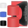 AUYAO Supporto per Parastinchi in Silicone, Shin Guard Stay Grip Tape Parastinchi, Supporto Antiscivolo per Stinchi da Calcio, Calcio Caviglia Strap per Calciare Corsa e Ciclismo