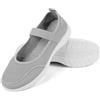 OFFCUP Scarpe Mary Jane da Donna Scarpe in Tessuto a Rete Mocassini Piattaforma con Fibbia Ganci Nastro Eleganti Comode Ballerine Basse Casual Loafer Ideali per L'Ufficio, la Vita di Tutti i Giorni