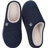 Misolin Pantofola Uomo Calde Ciabatte Casa Invernali in Memory Foam | Toma effetto lana, Calzata Ampia, Morbide & Comode Slippers, Lavabile in Lavatrice, Antiscivolo, Interno/Esterno, Regali