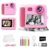 ARNSSIEN Macchina Fotografica Bambini Istantanea Schermo2.5D Antiurto,1080P | Fotocamera istantanea per bambini, MP3, batteria 1300mAh,Regalo per Bambino e Bambine, Compleanno, Festività 3-12 anni,D3