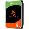 Seagate Seagate FireCuda ST8000DXA01 - HDD - 8 TB - interno - 3.5 - SATA 6Gb/s - 7200 rpm - buffer: 256 MB - con 3 anni Seagate Recupero dei dati di salvataggio ST8000DXA01