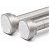 Gardinenbox Asta telescopica Como, senza praticare fori, estensibile, 70-120 cm, in acciaio inox, diametro 25/22 mm, asta di serraggio come asta per tende, asta per tenda da doccia e asta appendiabiti 202610